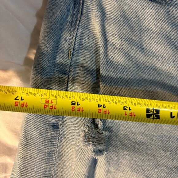 American Eagle Jeans Size 6 Regular Inseam 27 inches Mom Straight Stretch - Picture 6 of 13